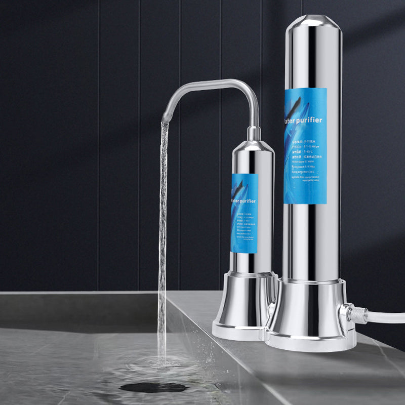 💧Double Barrel Countertop Water Filter for Faucet