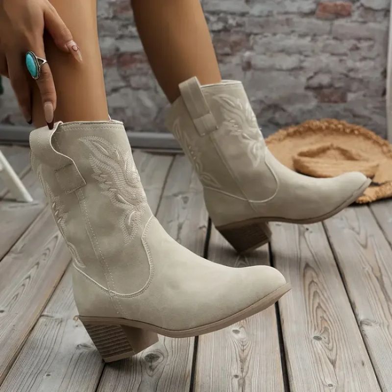 👢Women’s Comfortable Vintage Chunky-heel Support Boots