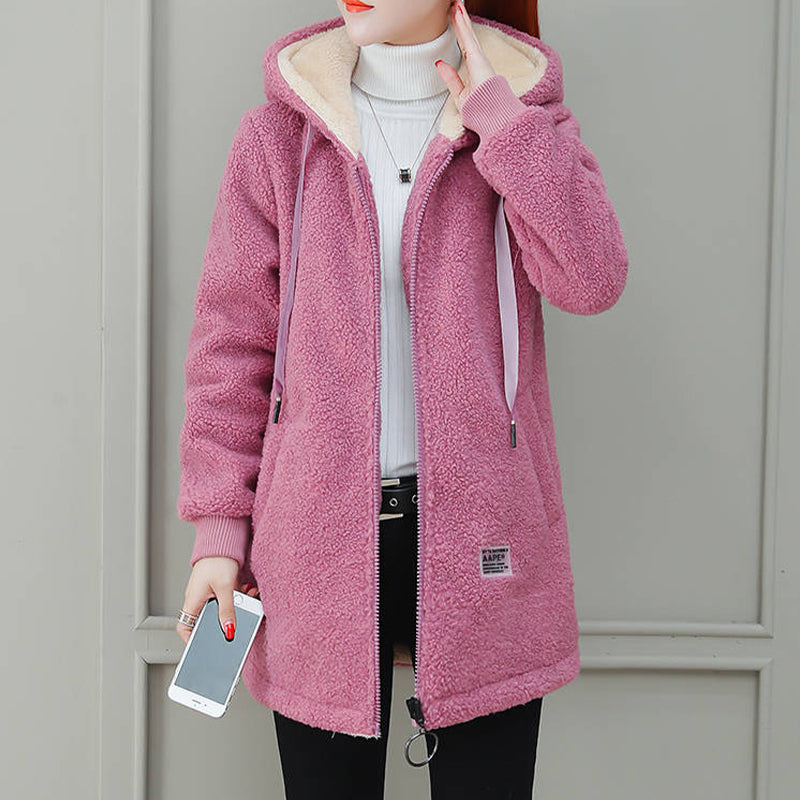 🎁HOT SALE 50% OFF🔥Women's Winter Warm Thick Faux Lamb Wool Coat