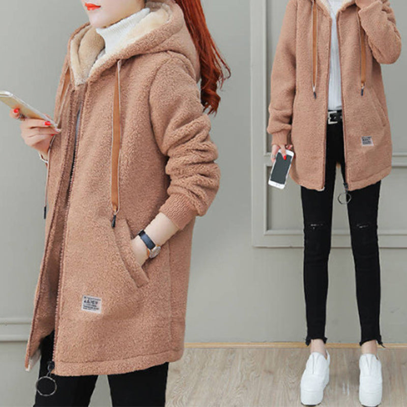 🎁HOT SALE 50% OFF🔥Women's Winter Warm Thick Faux Lamb Wool Coat