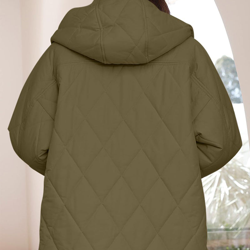 🌸Autumn sale🌸Limited time 50% DISCOUNT💕Women's Winter Trendy Lightweight Hooded Quilted Jacket