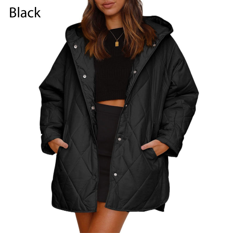 🌸Autumn sale🌸Limited time 50% DISCOUNT💕Women's Winter Trendy Lightweight Hooded Quilted Jacket