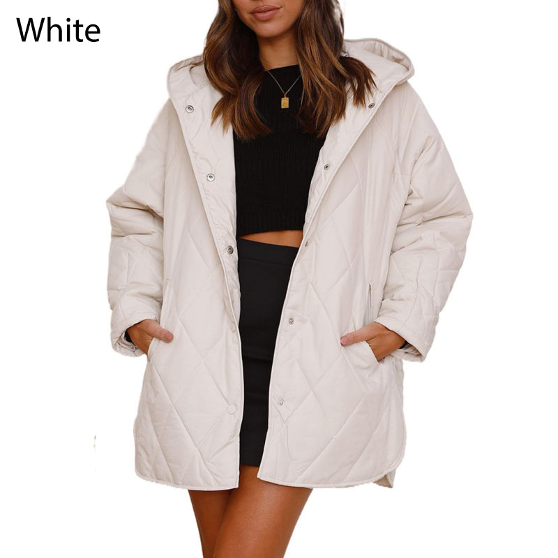 🌸Autumn sale🌸Limited time 50% DISCOUNT💕Women's Winter Trendy Lightweight Hooded Quilted Jacket