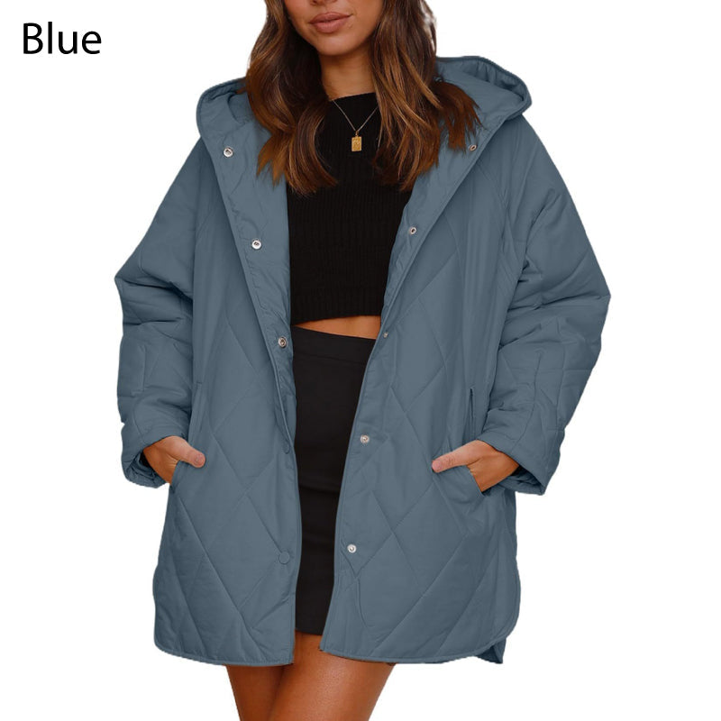 🌸Autumn sale🌸Limited time 50% DISCOUNT💕Women's Winter Trendy Lightweight Hooded Quilted Jacket