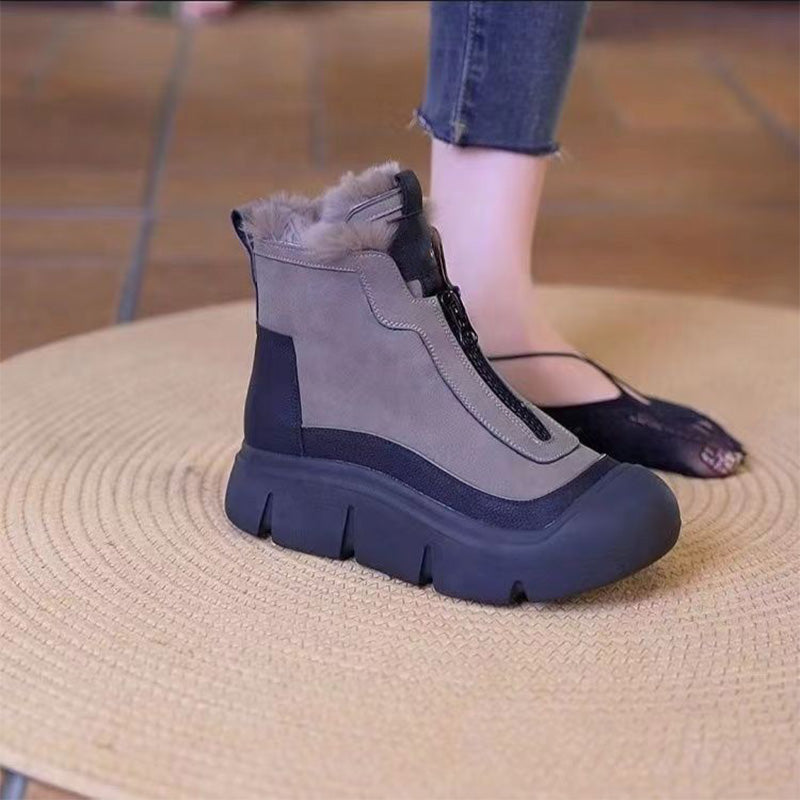 🔥New Arrivals🔥 Women's Waterproof Warm Zipper Snow Boots
