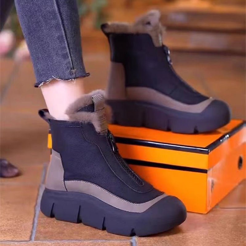 🔥New Arrivals🔥 Women's Waterproof Warm Zipper Snow Boots