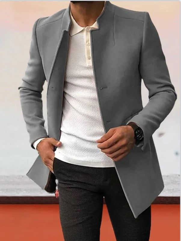 Solid Tweed Blazer