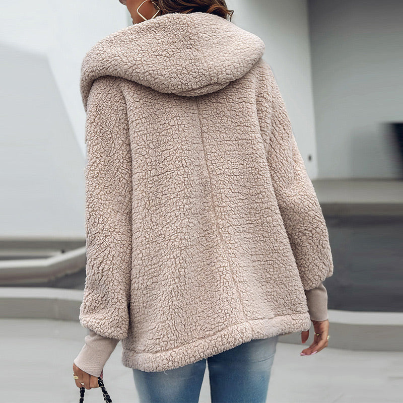 ❄️HOT SALE❄️ Women's Plush Hooded Jacket