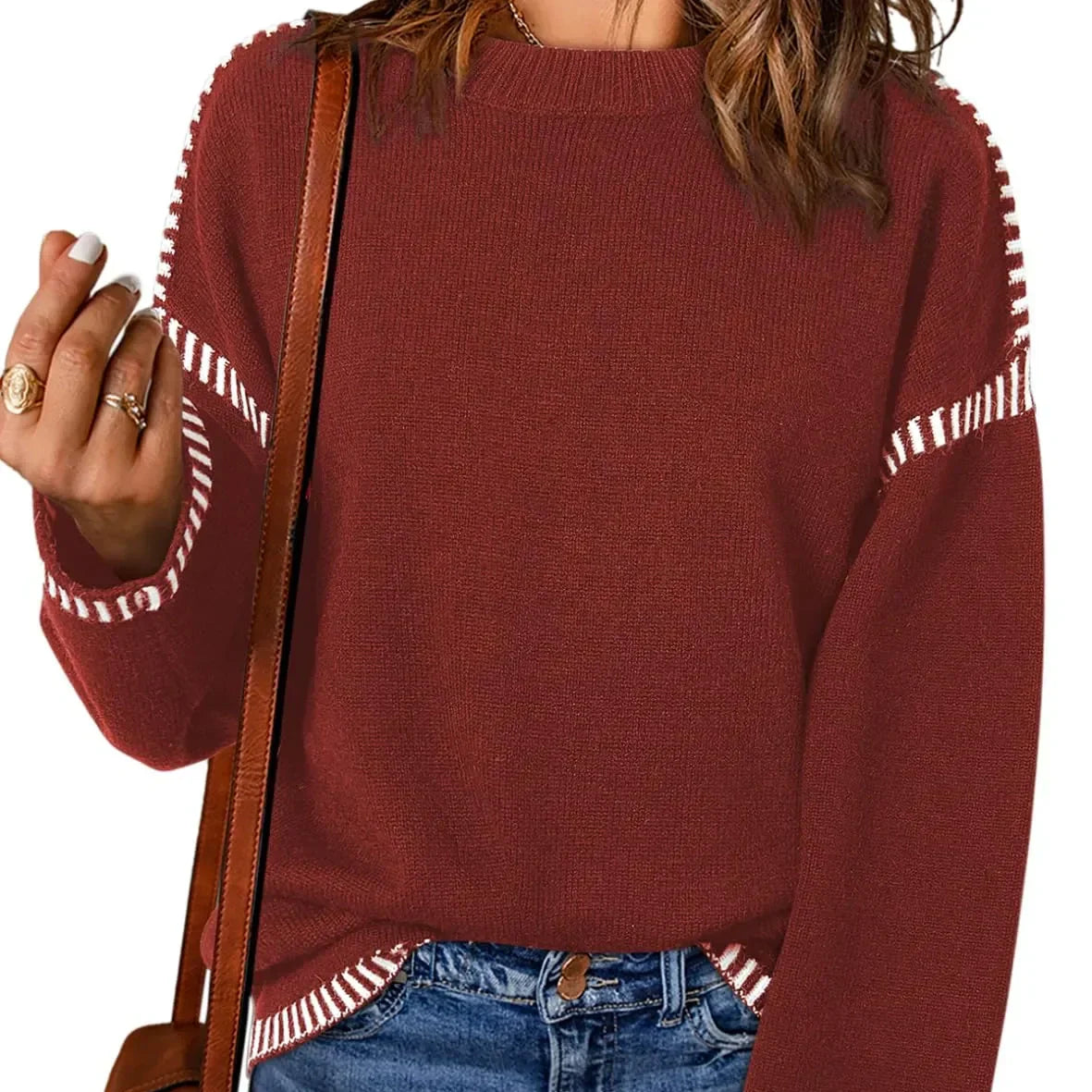 ✨New product discounts 50% OFF✨Women's Casual Knit Pullover Sweater