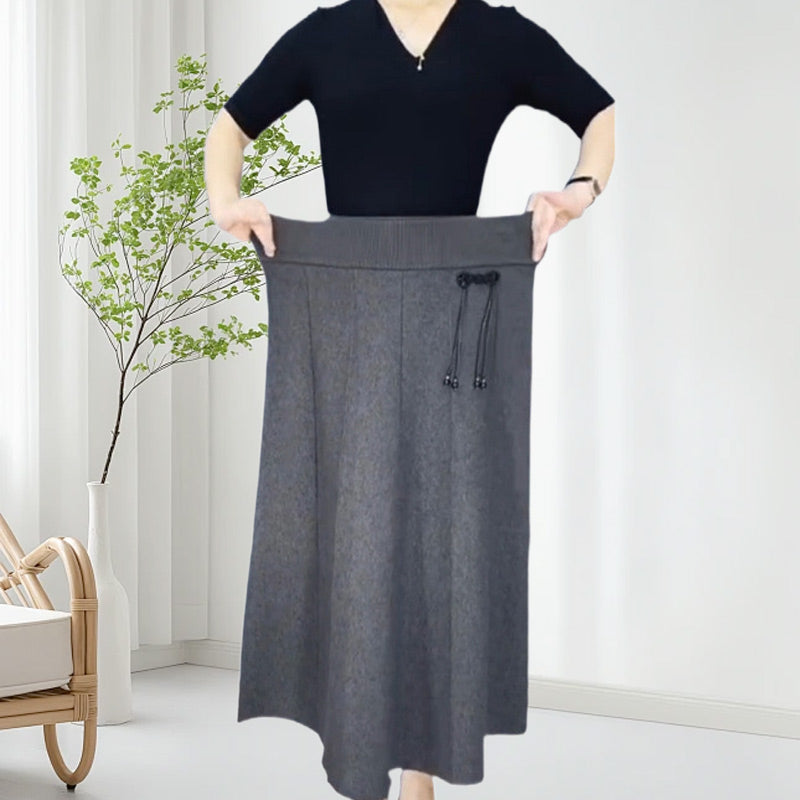 💖Women’s Elastic High Waisted Thick Long Skirt🌟