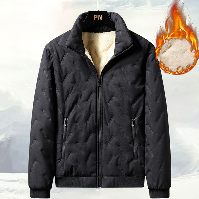 🎁Hot Sale 50% Off🔥Men's Quilted Winter Jacket with Faux Fleece Lining