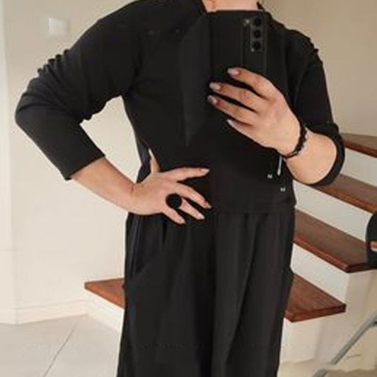 🍁50% off hot sale🔥Women’s Casual Round-neck Long-sleeve Dress
