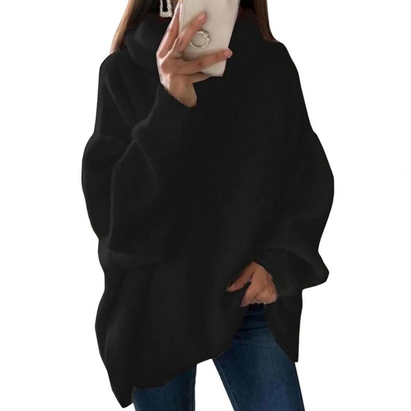 🌸Women’s Oversized Turtleneck Solid Color Knit Sweater