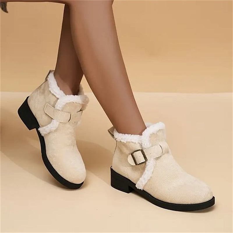 🔥Hot New Arrivals🔥Women's Winter Warm Chunky Ankle Boots