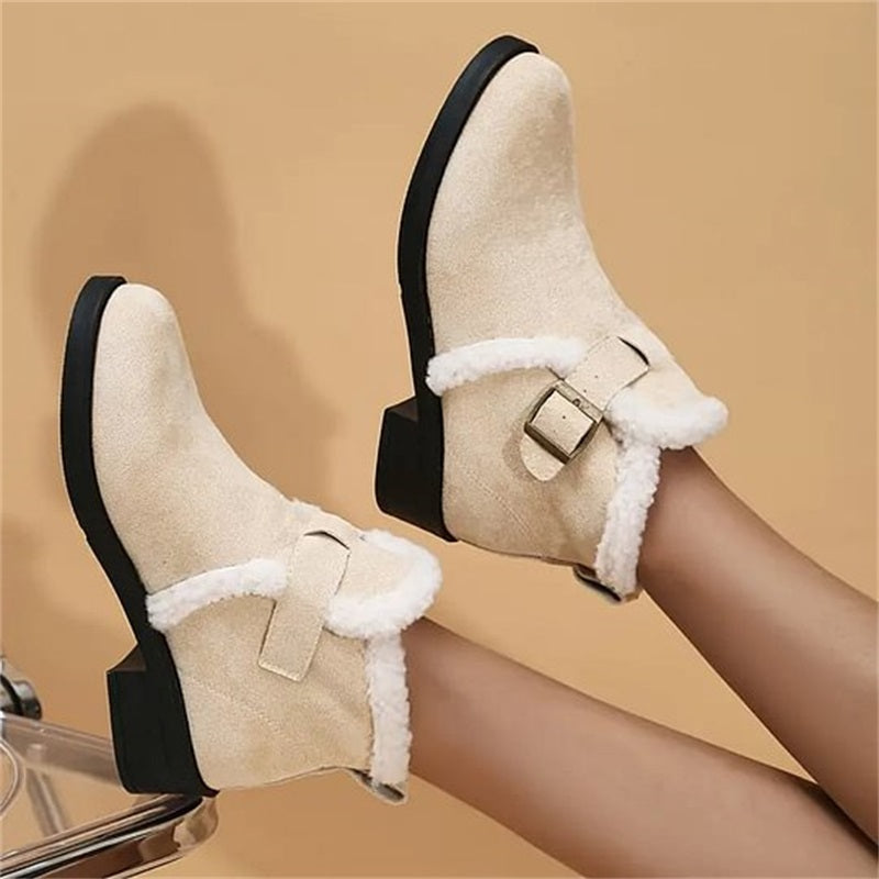 🔥Hot New Arrivals🔥Women's Winter Warm Chunky Ankle Boots