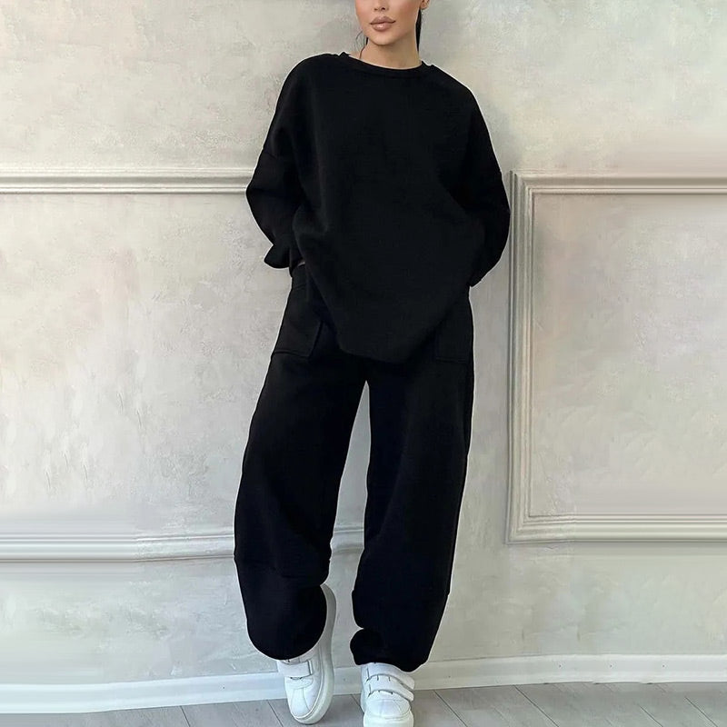 🔥HOT SALE 50% OFF🔥 Women’s 2-Piece Oversized Sweatshirt Set