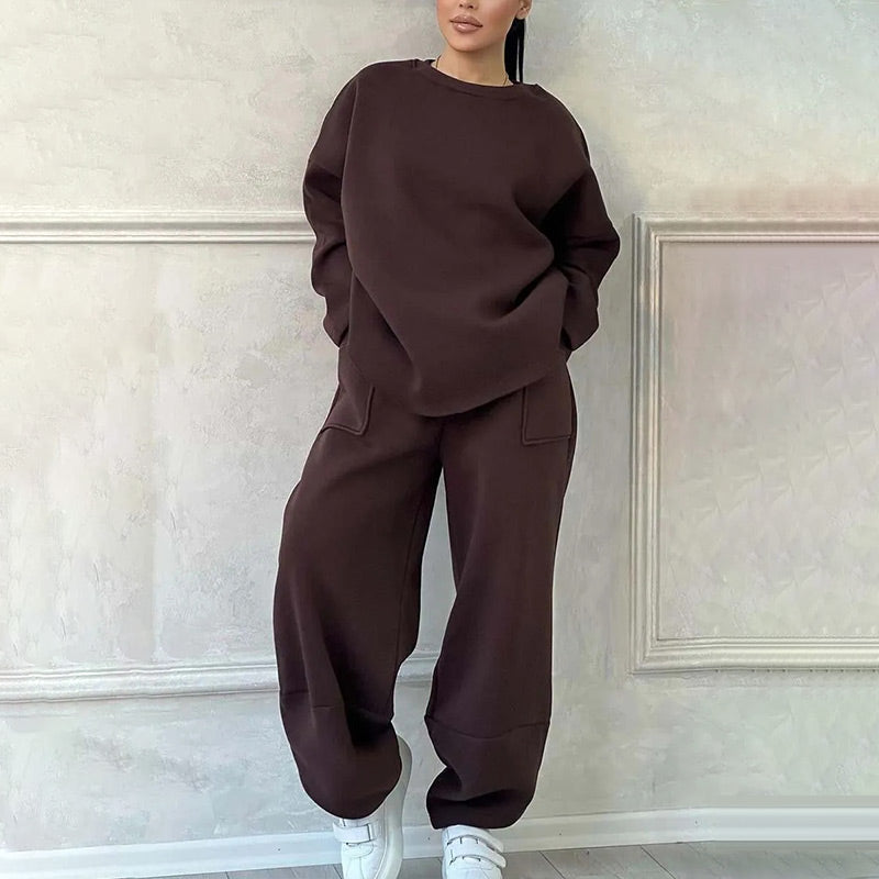 🔥HOT SALE 50% OFF🔥 Women’s 2-Piece Oversized Sweatshirt Set
