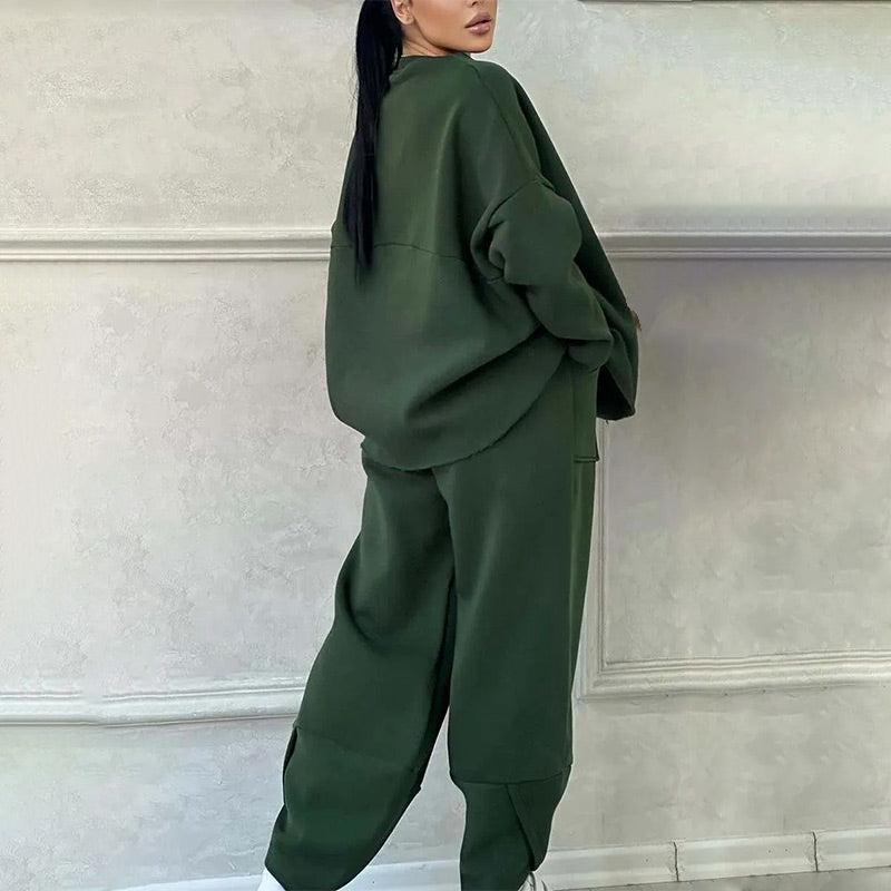 🔥HOT SALE 50% OFF🔥 Women’s 2-Piece Oversized Sweatshirt Set