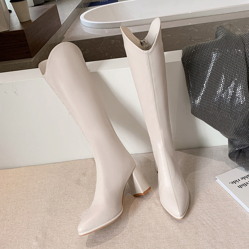 🔥HOT SALE 50% OFF🔥 Women's Elegant Chunky Heel Pointed Toe Boots