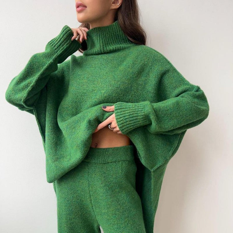 🍁❄️Women's Casual Loose Knit 2-Piece Set（Autumn and Winter Hot Sale🔥）