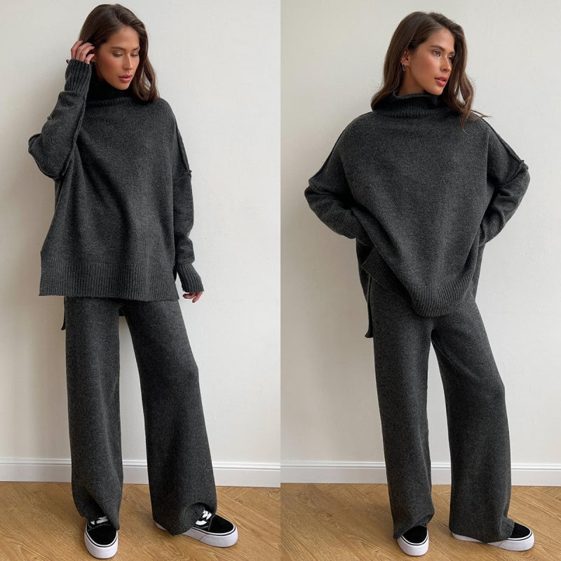 🍁❄️Women's Casual Loose Knit 2-Piece Set（Autumn and Winter Hot Sale🔥）
