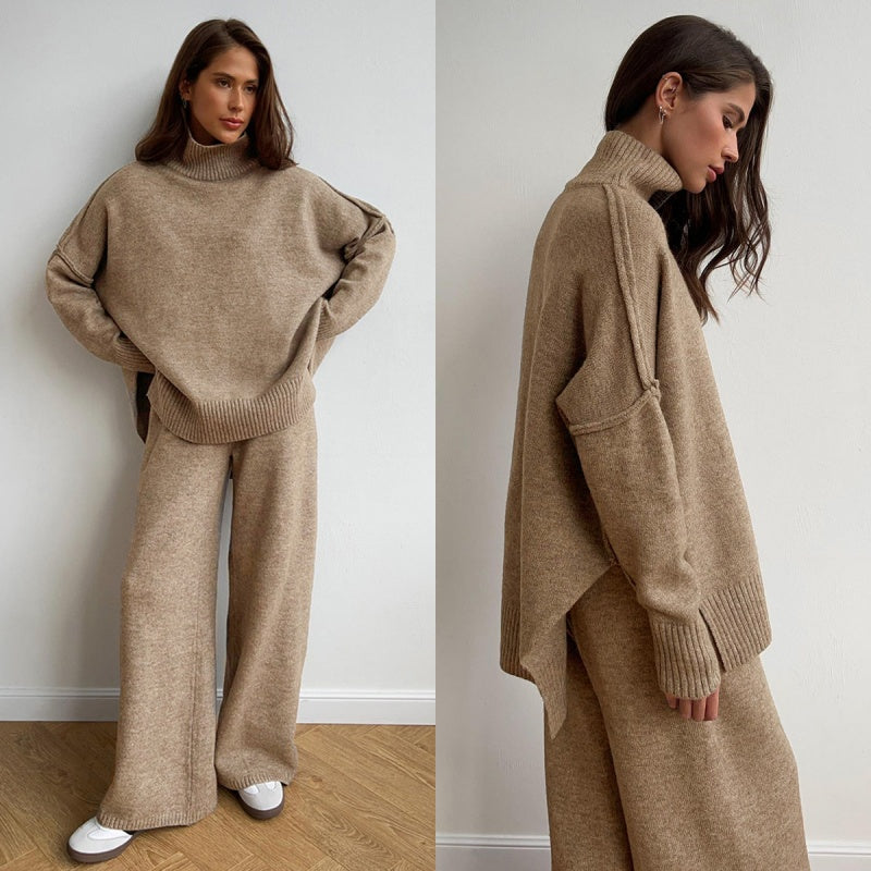 🍁❄️Women's Casual Loose Knit 2-Piece Set（Autumn and Winter Hot Sale🔥）