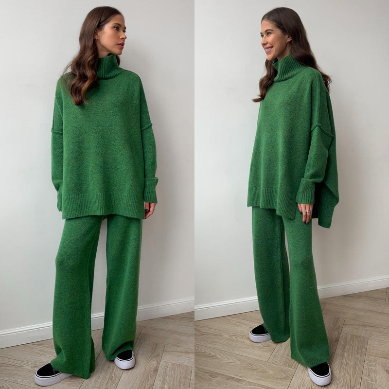 🍁❄️Women's Casual Loose Knit 2-Piece Set（Autumn and Winter Hot Sale🔥）