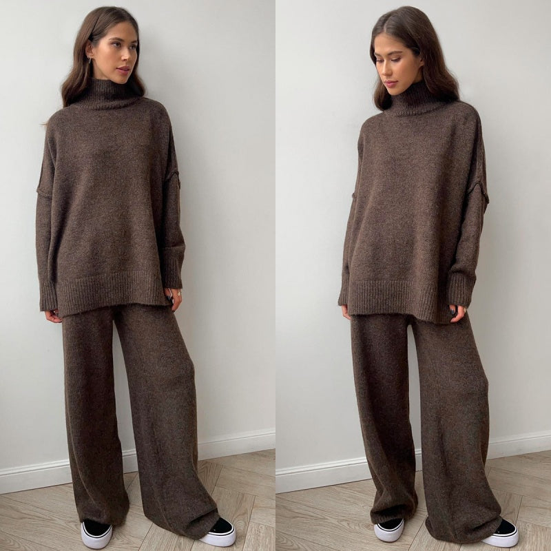 🍁❄️Women's Casual Loose Knit 2-Piece Set（Autumn and Winter Hot Sale🔥）