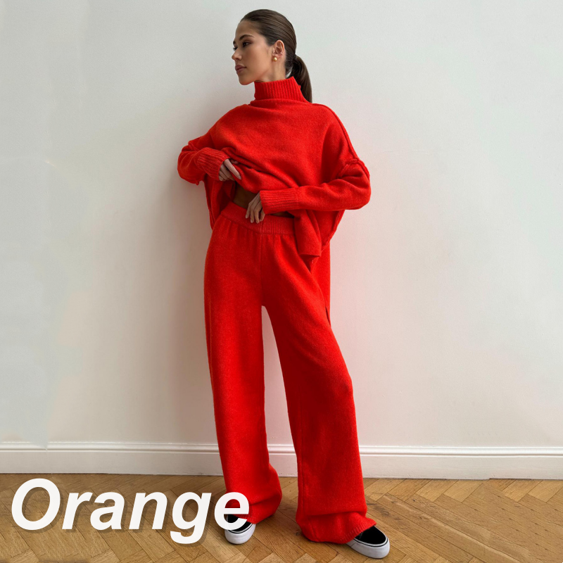🍁❄️Women's Casual Loose Knit 2-Piece Set（Autumn and Winter Hot Sale🔥）