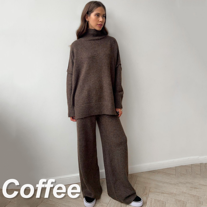 🍁❄️Women's Casual Loose Knit 2-Piece Set（Autumn and Winter Hot Sale🔥）