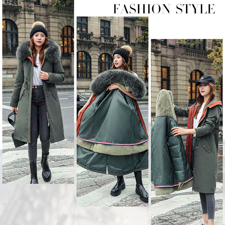 🍁❄️Women's Winter Hooded Furry Collar Casual Parka Coat 🥰The best gift of all 🥰