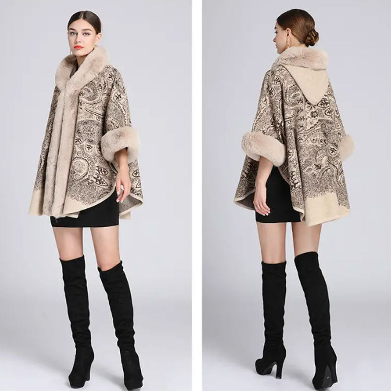 🌸HOT SALE 50% OFF🌸Women's Fall and Winter Oversized Hooded Shawl Jacket