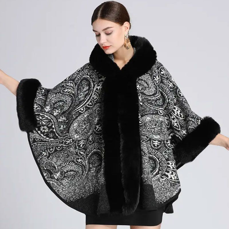 🌸HOT SALE 50% OFF🌸Women's Fall and Winter Oversized Hooded Shawl Jacket