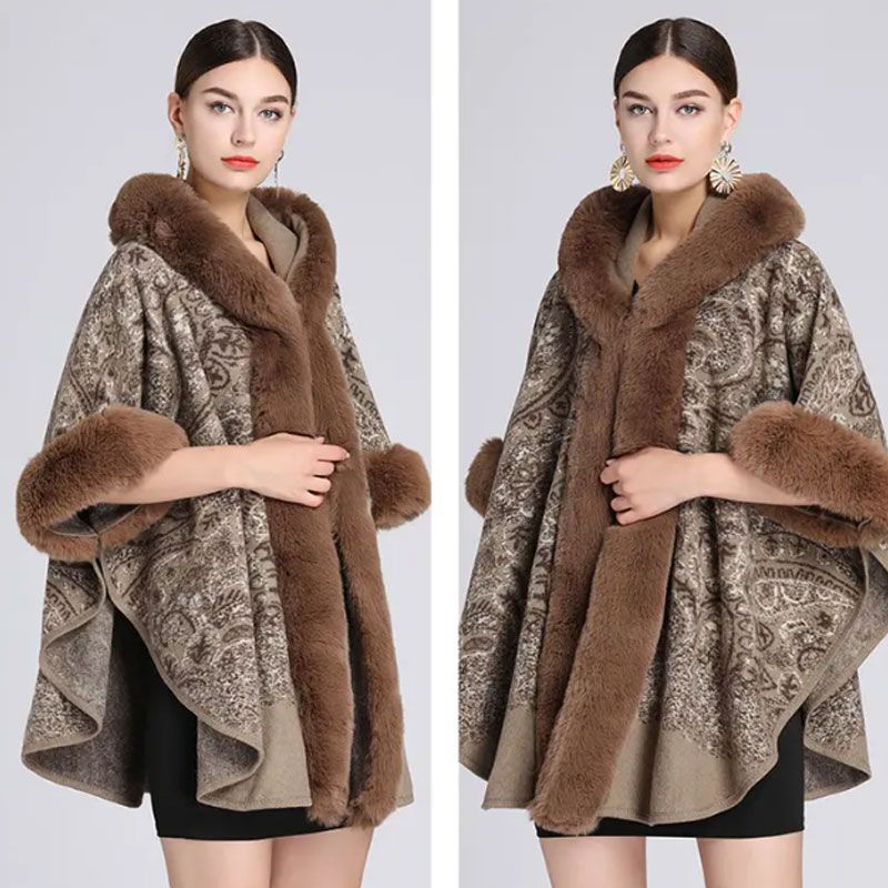 🌸HOT SALE 50% OFF🌸Women's Fall and Winter Oversized Hooded Shawl Jacket