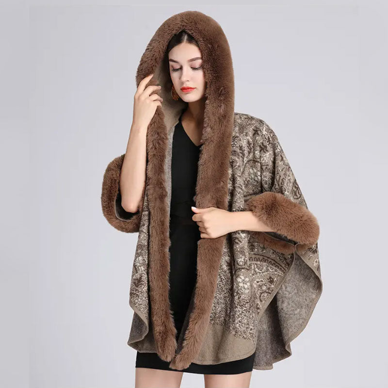 🌸HOT SALE 50% OFF🌸Women's Fall and Winter Oversized Hooded Shawl Jacket