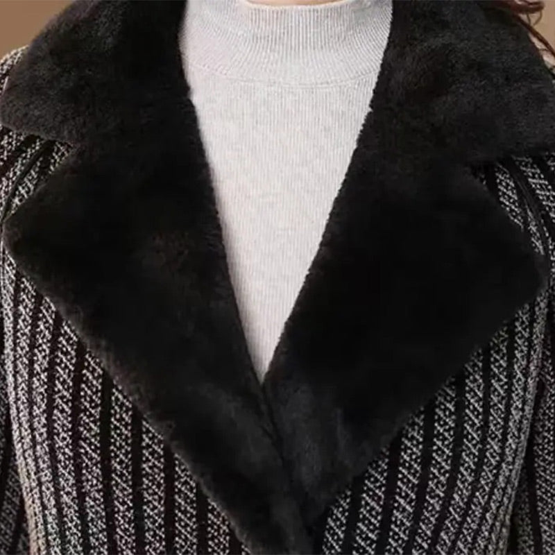 ❄️Winter Specials❄️ 50%OFF Women's Double Breasted Overcoat with Plush Lining