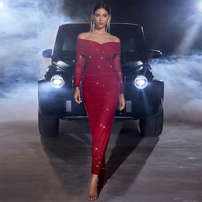 💥Hot Sale💃Elegant Strapless Maxi Dress