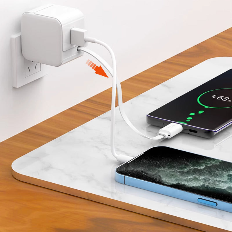 🎉New Year's 50% off🎉 PD 20W Fast Charger with Retractable Cable