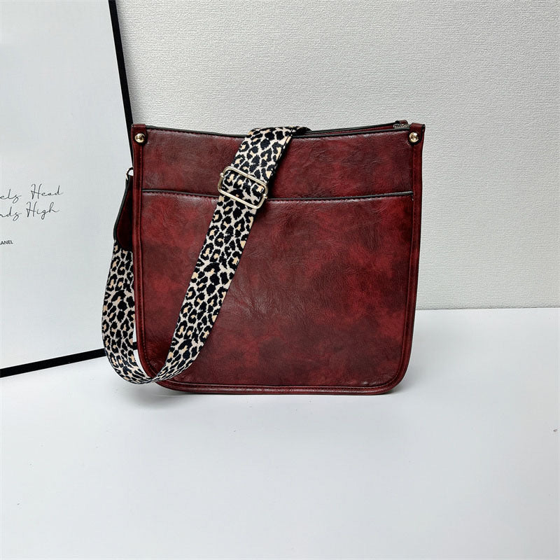 👜Colorful Straps Crossbody Leather Bags