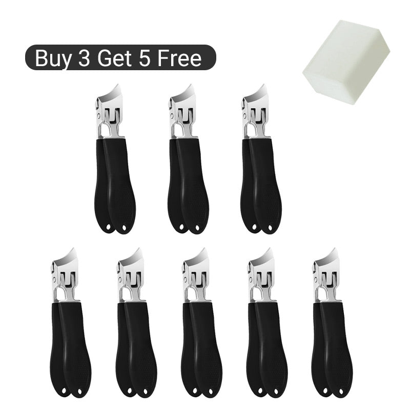 Wide Jaw Opening Anti-Splash Slanted Nail Clipper