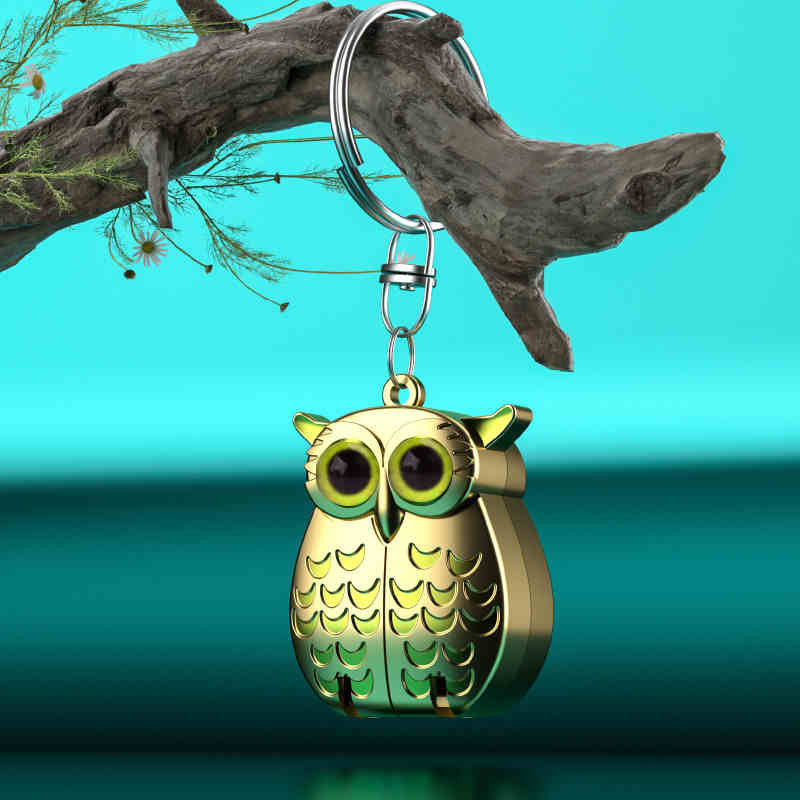 Mini Foldable Stainless Steel Owl Clipper