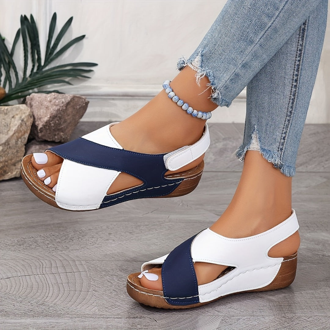 🔥Hot Sale 50%OFF 🏖️- Women's Ultra Comfortable Slope Heel Orthopaedic Sandals