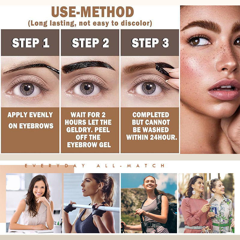 💋BUY 2 GET 1 FREE!!💋Easy peel-off eyebrow gel