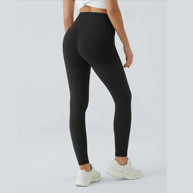 💕2025 HOT SALE 50% OFF🌸High-Waisted Butt Lifting Tummy Control Shaping Training Leggings with Side Pocket