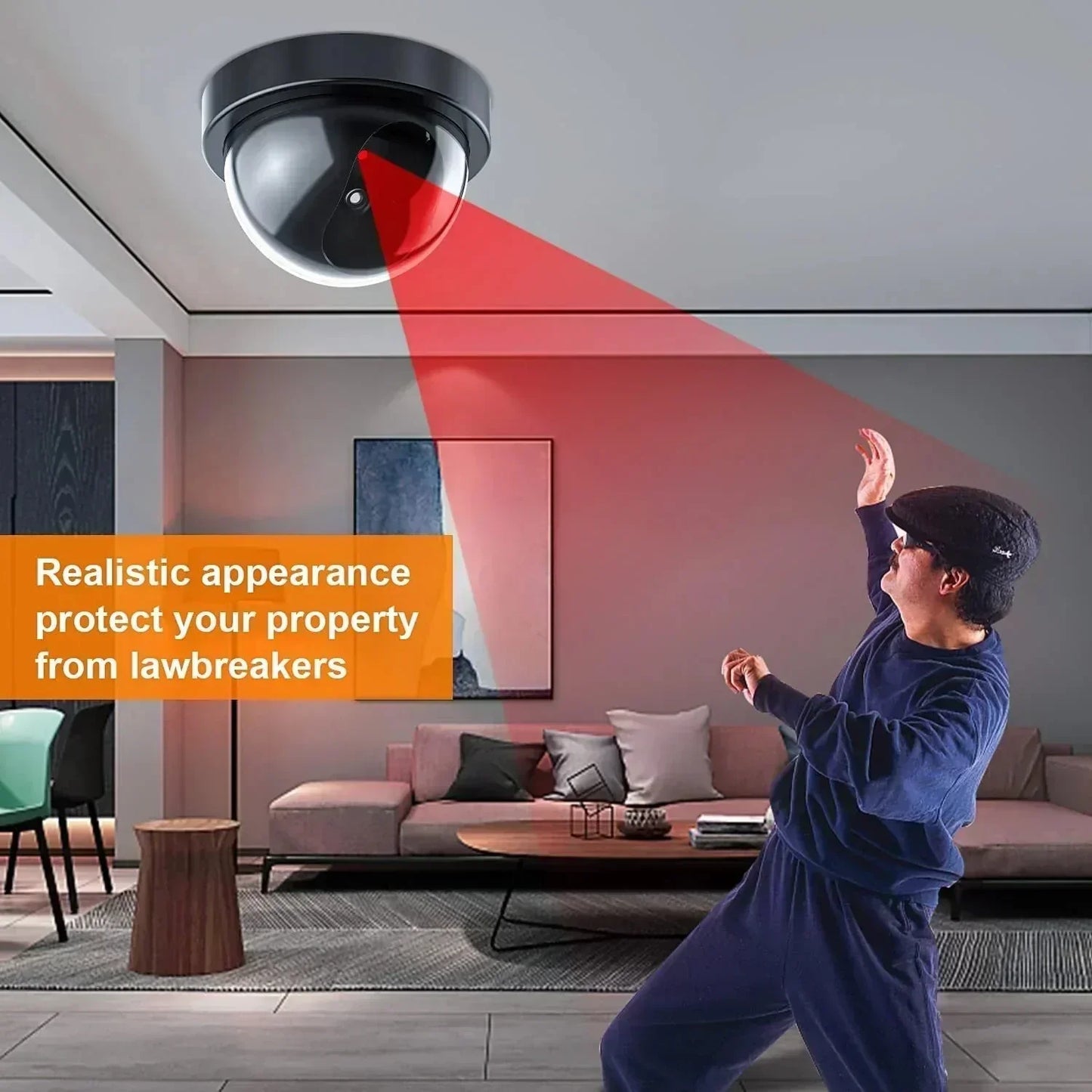 ⏳Time-limited Special⌛ Simulation Surveillance Camera with lights