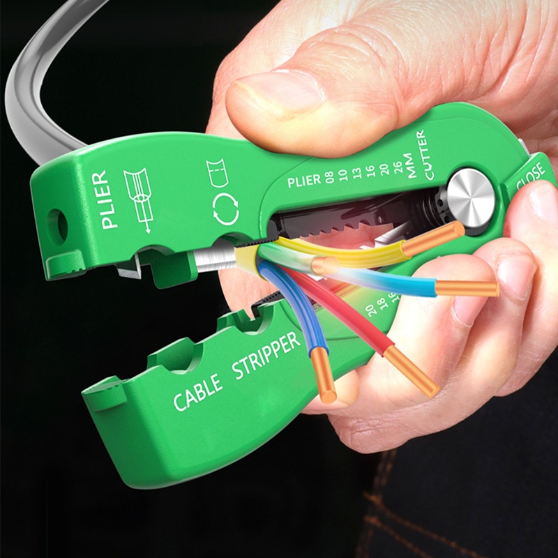 ✨2025 New Arrivals ✨All‑in‑One Cable Stripper & Cutter Tool
