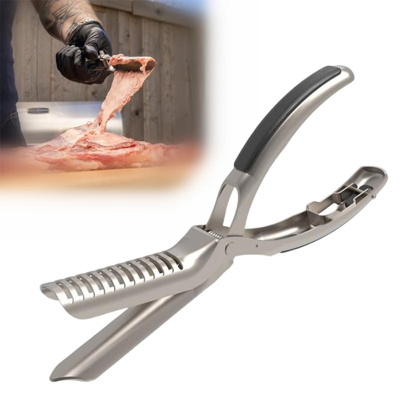 Stainless Steel BBQ Rib Skinner