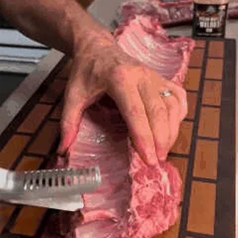 Stainless Steel BBQ Rib Skinner