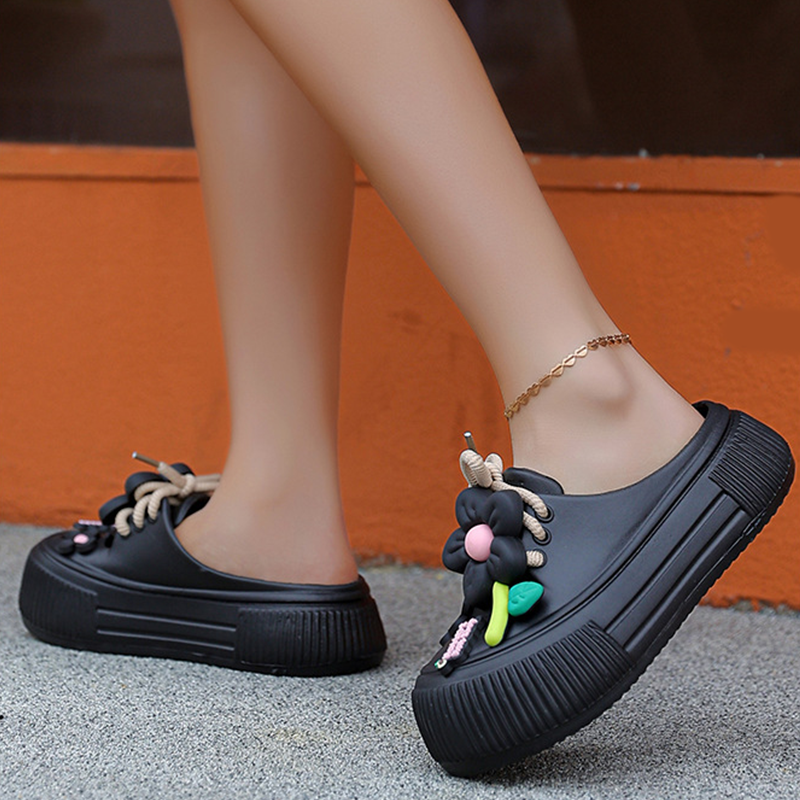 💖2025 HOT SALE 50% OFF🌈Women’s Breathable Slippers with Flower Decoration🌴