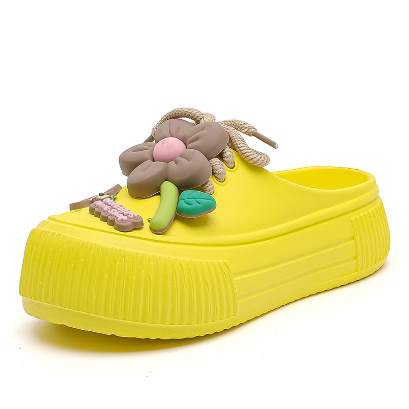 💖2025 HOT SALE 50% OFF🌈Women’s Breathable Slippers with Flower Decoration🌴